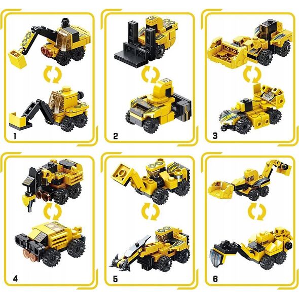 LeanToys IM.MASTER wojskowy transp.2w1 393el 6809 40318
