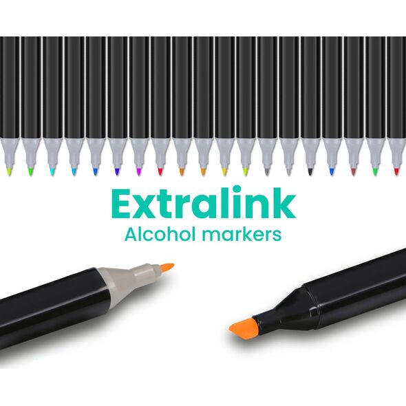 ExtraLink Extralink | Zestaw Markery 60 szt + Zabawka Teepee |
