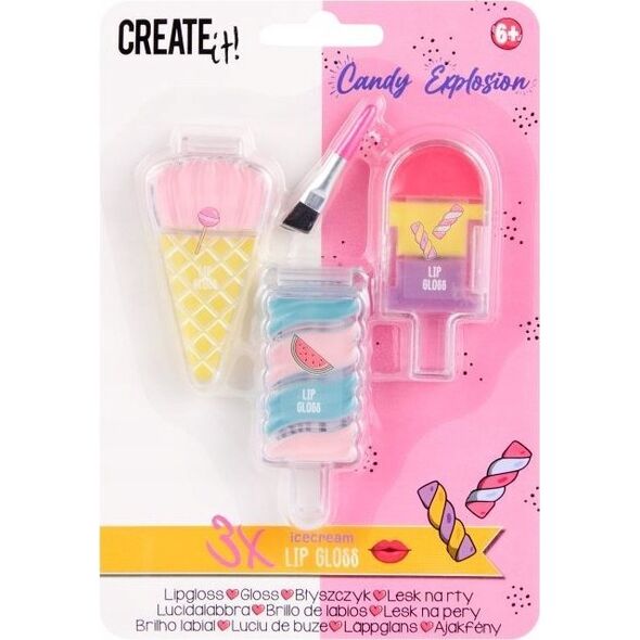 Teka CREATE IT! candy błyszczyk lody 3pak 84845 18075 6