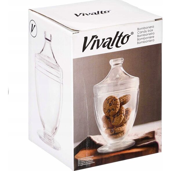 Γυάλινη μπομπονιέρα Vivalto για γλυκά VIVO, 950 ml 14195311 8430852799807