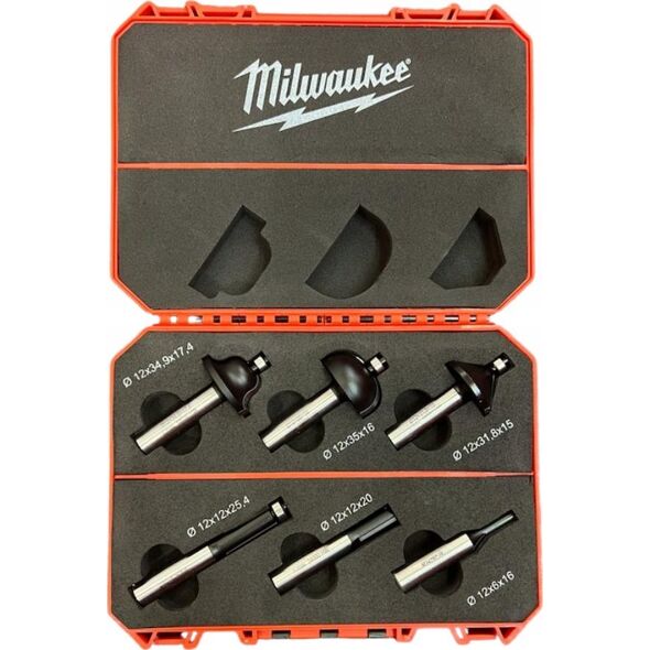 Milwaukee MILWAUKEE FREZY DO DREWNA 12mm  6szt.