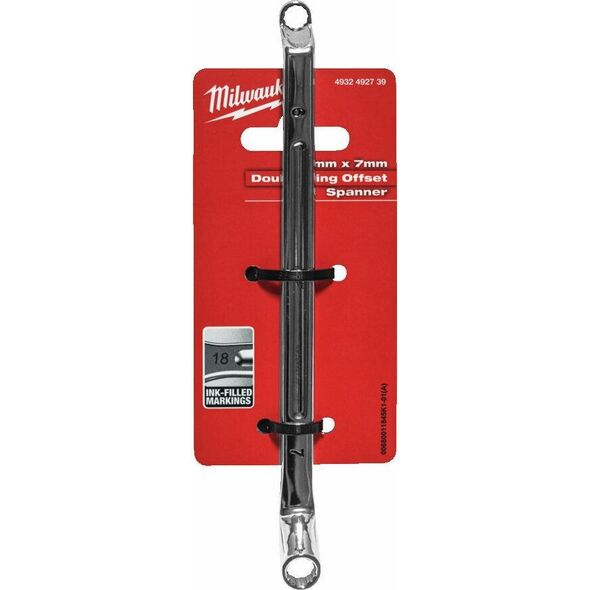 Milwaukee MILWAUKEE MILWAUKEE KLUCZ PODWÓJNIE ODGIĘTY 75° -  6x7mm