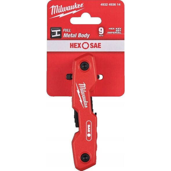 Milwaukee MILWAUKEE KLUCZ IMBUS ZESTAW IMPERIALNY 9szt.