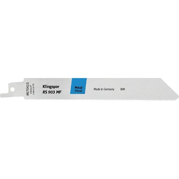 Klingspor KLINGSPOR RECIMER SAW LADE 150x19x0,9mm RS 903 MF /5 τεμ. 14046374 4014855939961