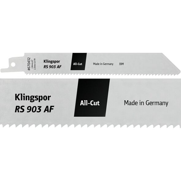 Klingspor KLINGSPOR RECIMER SAW LADE 150x19x0,9mm RS 903 AF /5 τεμ. 14046378 4014855939923