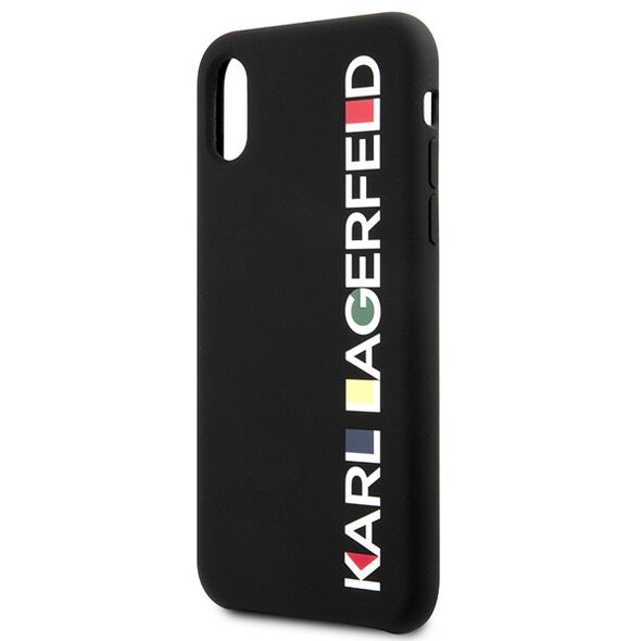 Karl Lagerfeld KLHCPXBHWHBK Apple iPhone XS/X hardcase black Glossy Bauhaus