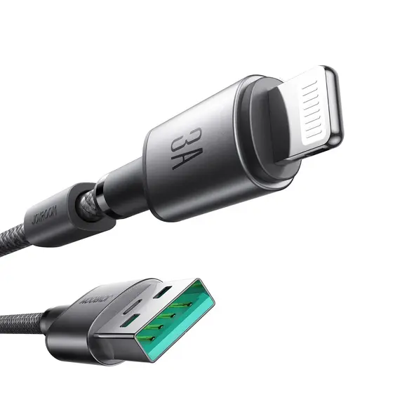 Joyroom S-A50 Unlimited Series 3A USB-A / Lightning cable with magnetic organiser 1.2m grey