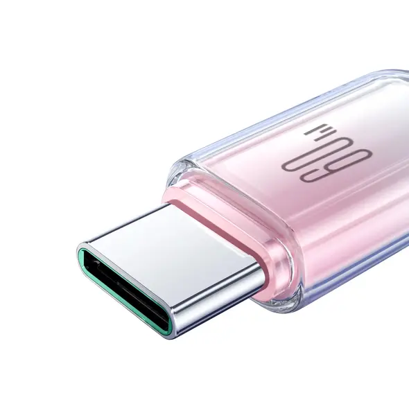 Joyroom S-A42 Crystal-Clear Series 60W USB-C / USB-C cable 1.2m white
