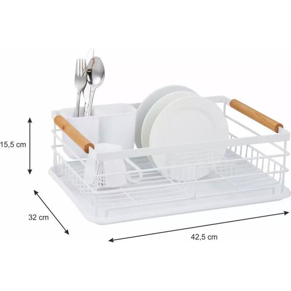 KingHoff SUSZARKA DO NACZYŃ OCIEKACZ 42.5x32x15.5cm KINGHOFF KH-1730