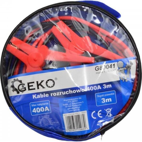 Geko KABLE ROZRUCHOWE 400A 3M (10) G80041 GEKO