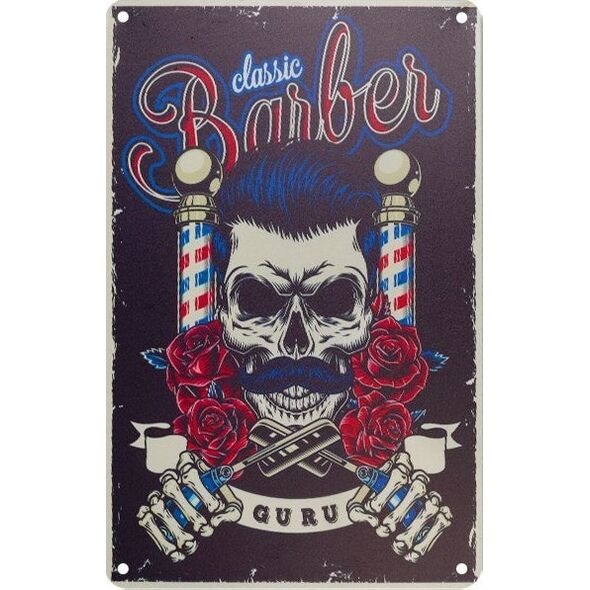 Activeshop Tablica ozdobna barber B016