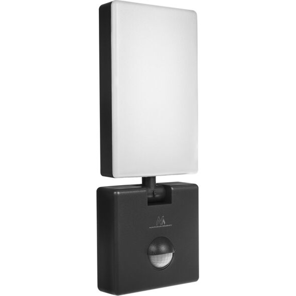 Naświetlacz Maclean Lampa LED z czujnikiem ruchu Maclean, czujnik ruchu PIR, kolor czarny, 10W, IP65, 800lm, barwa neutralna biała (4000K) MCE516 B