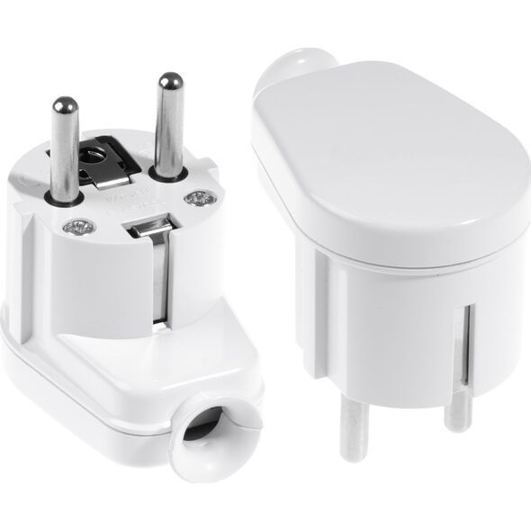 Opal Wtyczka kątowa rozbieralna WT-16U 2P+Z 16A biała