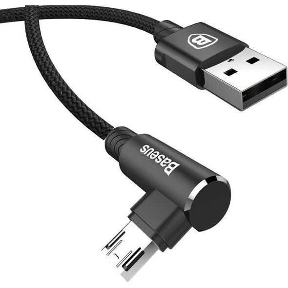 Kabel USB Baseus USB-A - microUSB 2 m Czarny (30554-uniw)
