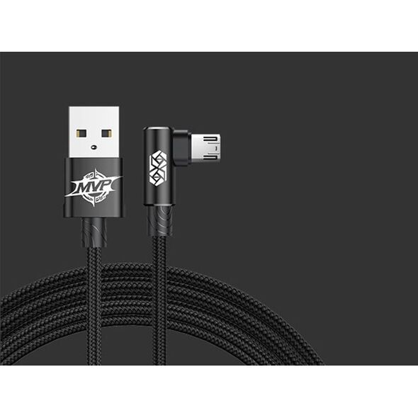Kabel USB Baseus USB-A - microUSB 2 m Czarny (30554-uniw)