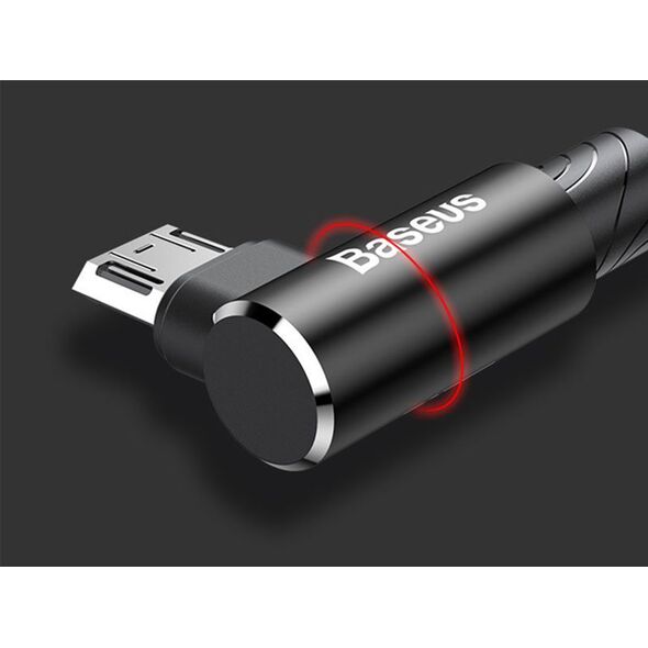 Kabel USB Baseus USB-A - microUSB 2 m Czarny (30554-uniw)