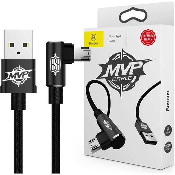 Kabel USB Baseus USB-A - microUSB 2 m Czarny (30554-uniw)