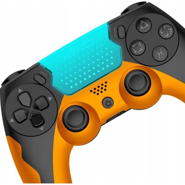 Pad Yaxo Pad bezprzewodowy do SONY PS4 PS3 PC ANDROID YAXO Hornet Fury pomarańczowy one size