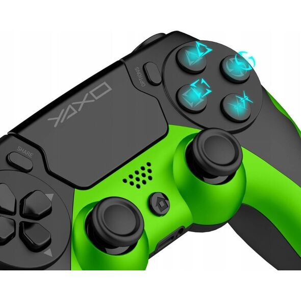 Pad Yaxo Pad YAXO Hornet Fury bezprzewodowy do SONY, PS4, PS3, PC, ANDROID zielony one size