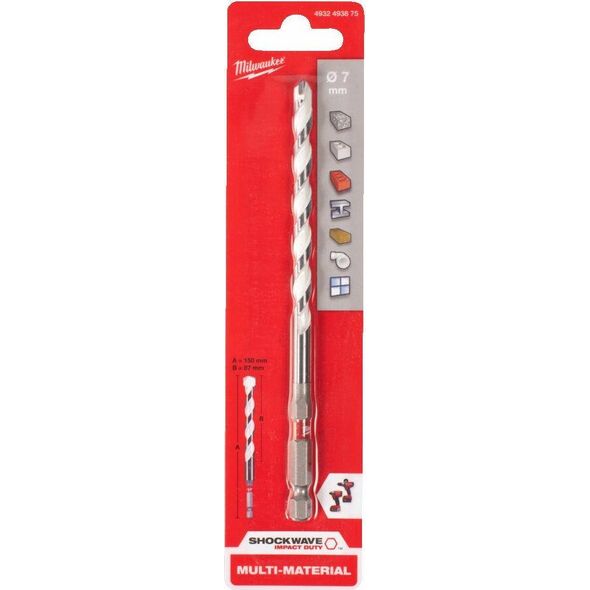 Wiertło Milwaukee MILWAUKEE WIERTŁO UNIWERSALNE  7 x150mm