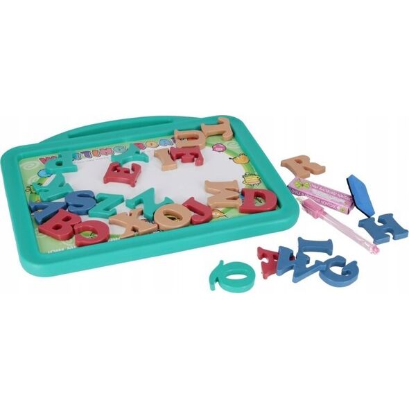 Mega Creative TABLICA MAGNET 2W1 AKC 34X34X3 MIX2 MC FOL 42/84