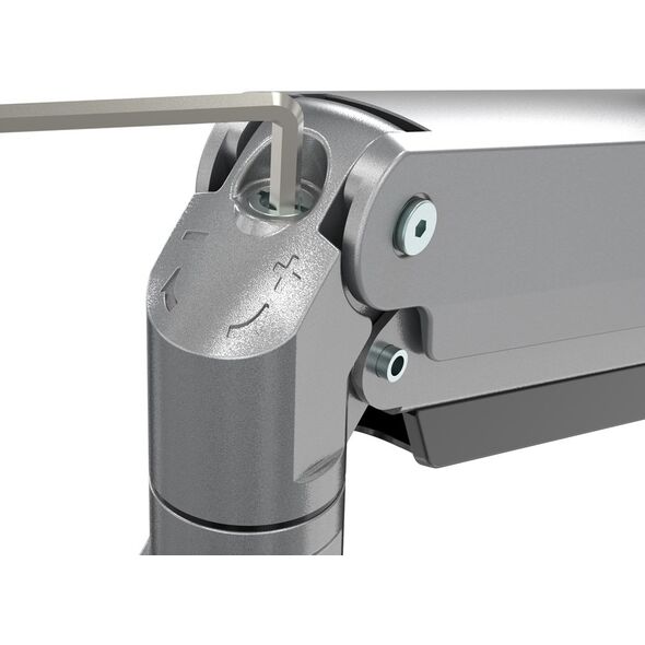 Neomounts Uchwyt biurkowy na 3 monitory 17" - 24" (NM-D775DX3SILVER) 7267850 8717371447502