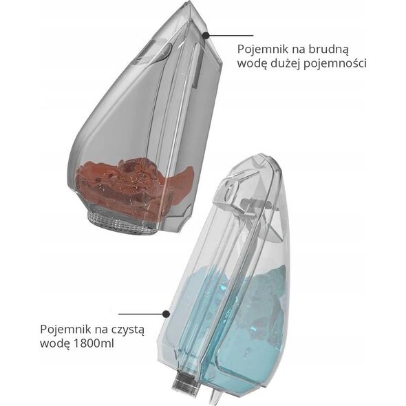 UWANT B100-S | Odkurzacz piorący | do czyszczenia dywanów, kanap, tapicerki, samochodu, 450W, 12000 Pa, zbiornik 1800ml