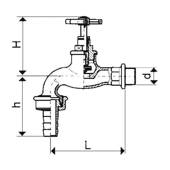 KFA Zawór czerpalny 3/4" 190-134-07