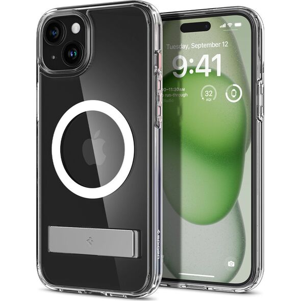 Spigen Ultra Hybrid S MagSafe, crystal clear - iPhone 15 Plus