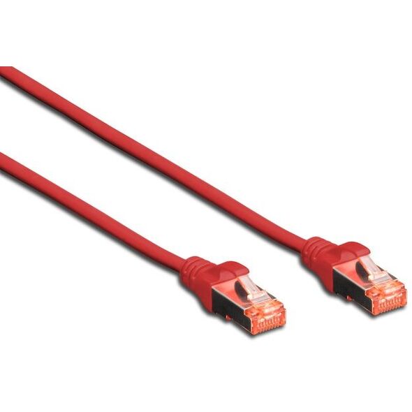 Digitus Patchcord CAT6, S-FTP, 3m, czerwony, 10 sztuk (DK-1644-030-R-10)