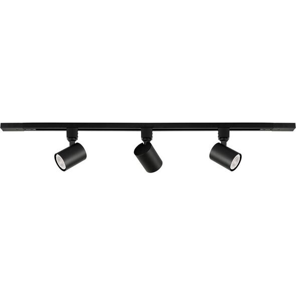 Italux Italux Lumsi TRL-2071-3T-10-BL reflektory z szynoprzewodem 3x25W GU10 czarny piaskowany