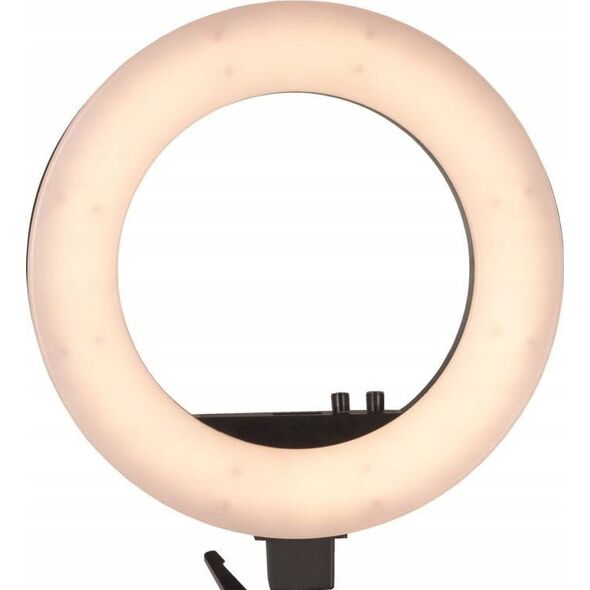 Lampa pierścieniowa Activeshop Lampa pierścieniowa Ring light 18' 48W led czarna + statyw