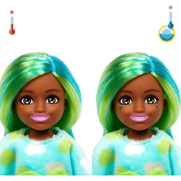Lalka Barbie Mattel MATTEL  BARBIE Cutie Reveal Lalka Chelsea SŁOŃ Dżungla HKR13