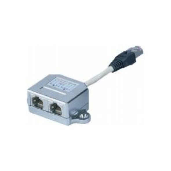Adapter RJ45 na kablu / 2x gniazdo RJ45 kat.5e (AT-AG CX2)