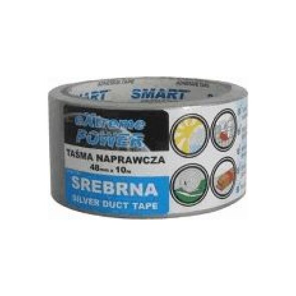 Smart TAŚMA NAPRAWCZA 48 X 10 M SREBRNA (SILVER DUCT TAPE)