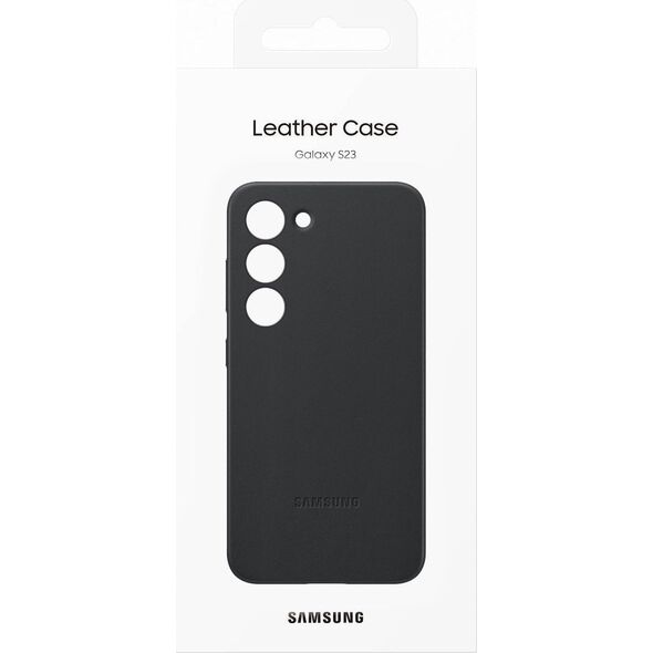 Samsung Etui Samsung Leather Case do Galaxy S23 Czarne