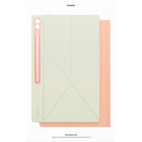 Etui na tablet Samsung Samsung EF-BX910POEGWW Tab S10 Ultra / S9 Ultra Smart Book Cover pomarańczowy
