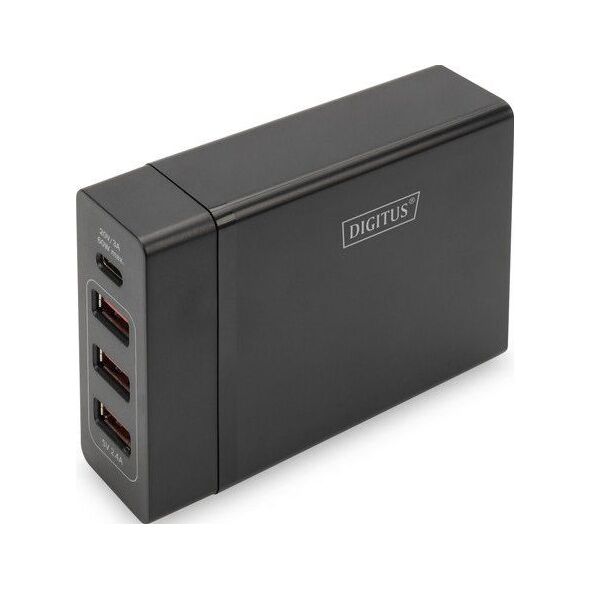 Ładowarka Digitus DA-10195 3x USB-A 1x USB-C 2.4 A (DA-10195)