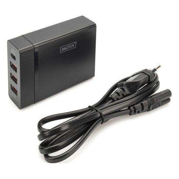 Ładowarka Digitus DA-10195 3x USB-A 1x USB-C 2.4 A (DA-10195)