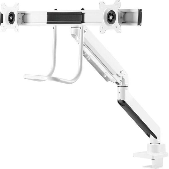 Neomounts Uchwyt biurkowy na 2 monitory 10" - 32" (NM-D775DXWHITE) 10614539 8717371446864