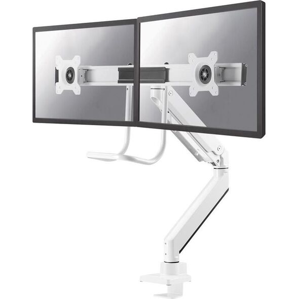 Neomounts Uchwyt biurkowy na 2 monitory 10" - 32" (NM-D775DXWHITE) 10614539 8717371446864