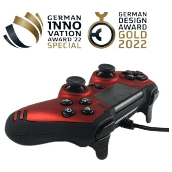 Pad SteelPlay STEELPLAY Slim Pack Wired Controller Ruby Red Multi