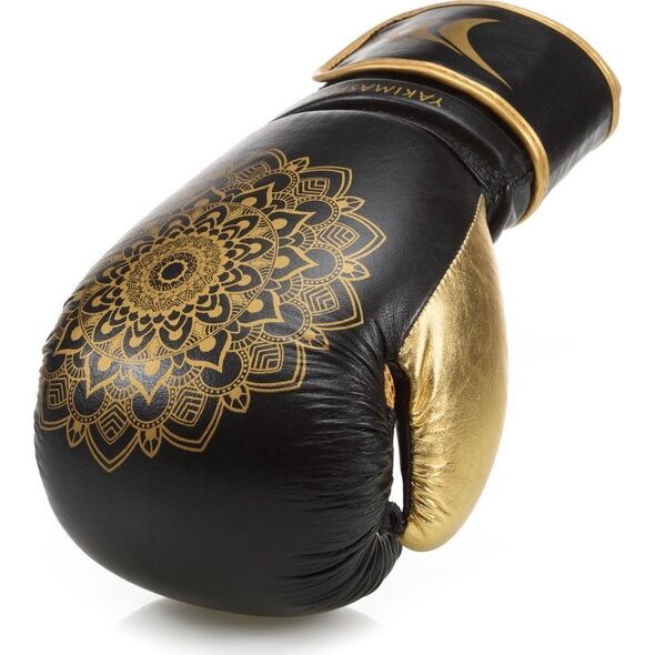 YakimaSport Rękawice kobiece MANDALA BLACK/GOLD 12 oz