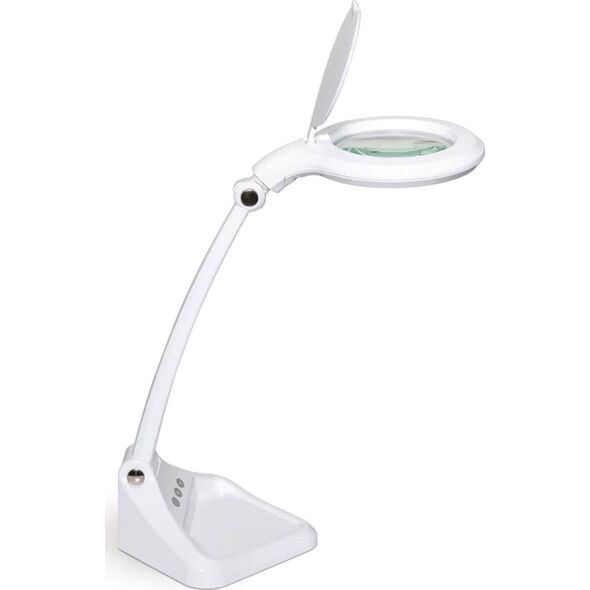 Επιτραπέζιο φωτιστικό Maul MAUL LED Lupenleuchte Iris dimmbar weiß 13672893 4002390078337