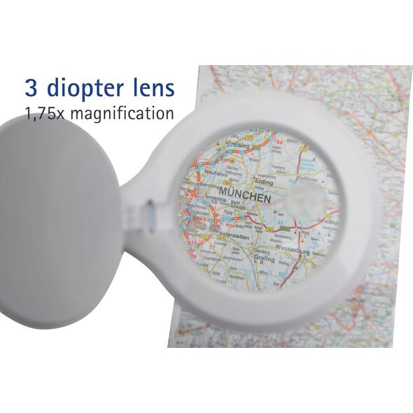 Επιτραπέζιο φωτιστικό Maul MAUL LED Lupenleuchte Iris dimmbar weiß 13672893 4002390078337