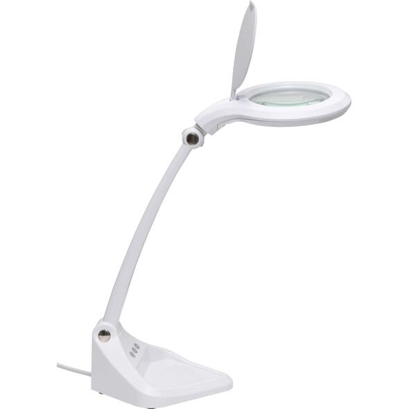 Επιτραπέζιο φωτιστικό Maul MAUL LED Lupenleuchte Iris dimmbar weiß 13672893 4002390078337