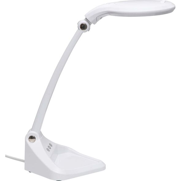 Επιτραπέζιο φωτιστικό Maul MAUL LED Lupenleuchte Iris dimmbar weiß 13672893 4002390078337