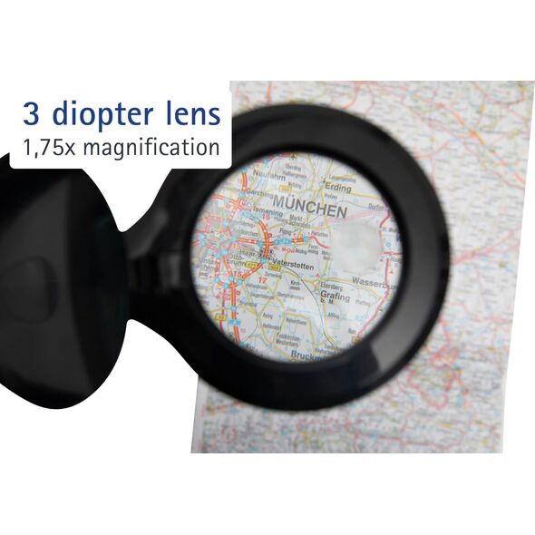 Επιτραπέζιο φωτιστικό Maul MAUL LED Lupenleuchte Iris dimmbar schwarz 13672897 4002390078351