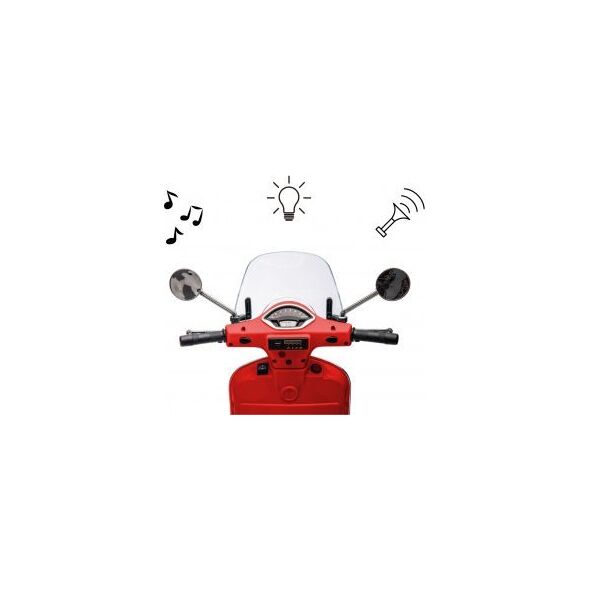 Milly Mally Milly Mally Pojazd na akumulator Vespa GTS Super Red