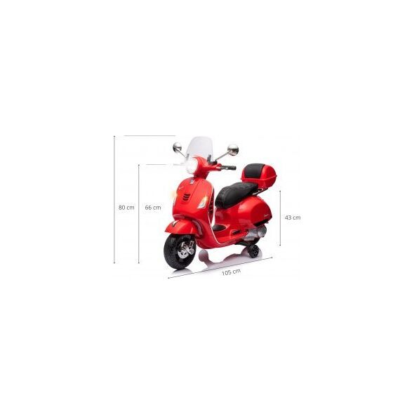Milly Mally Milly Mally Pojazd na akumulator Vespa GTS Super Red